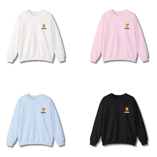 Personalized Pet Embroidered Sweatshirt – Chest Design