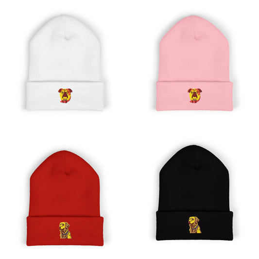 Personalized Pet Embroidered Cuffed Beanie