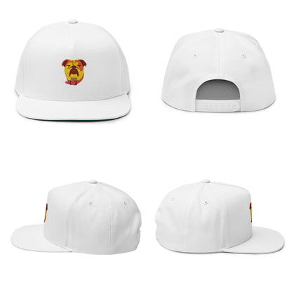 Personalized Pet Embroidered  Flat Bill Cap