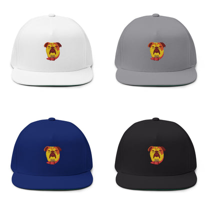 Personalized Pet Embroidered  Flat Bill Cap